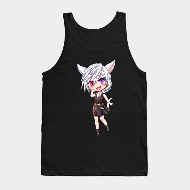 Astra Calytrix from FFXIV Chibi design Tank Top by legendofaaron